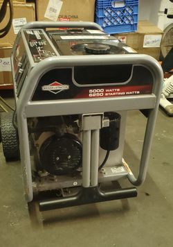 Briggs & Stratton Electric Power Generator. 6250W