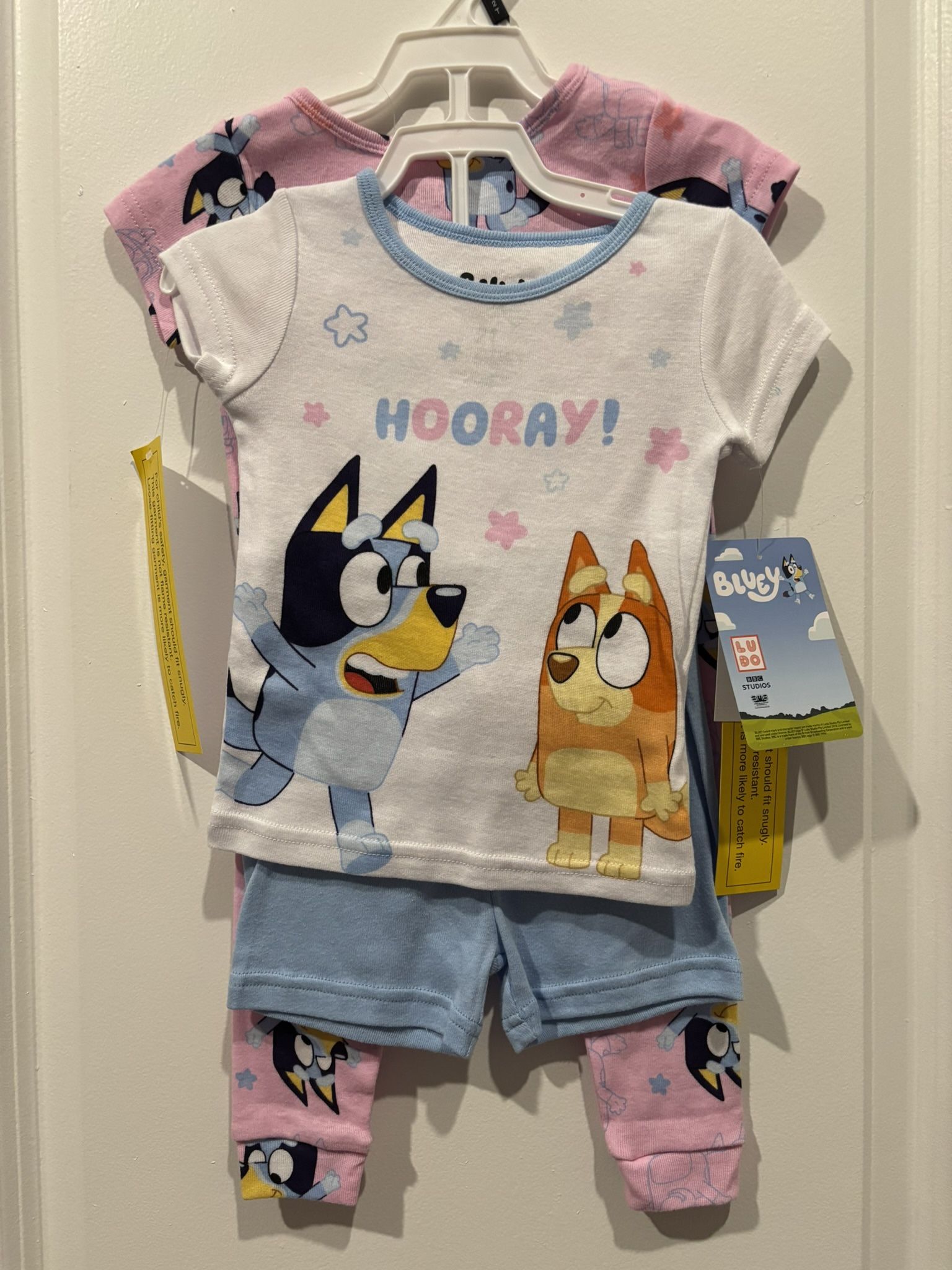 New Bluey Girls 4 Piece Pajama