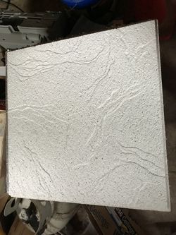 Sand drift 24”x24” ceiling tiles. 36 pcs