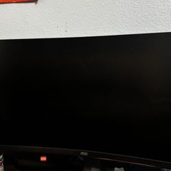 Aoc 27” Curved Monitor