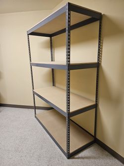 Industrial Shelving 60 in W x 24 in D Boltless Warehouse Shelves Garage Storage Racks 4 Tier Stronger Than Homedepot And Lowes Delivery Available