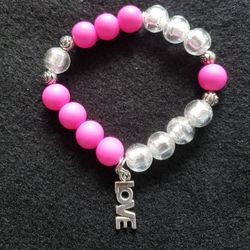 Women's handmade stretch bracelet