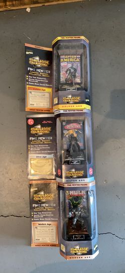 Comic Book Pewter Figurines