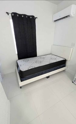 Twin Bed Frame with Mattress