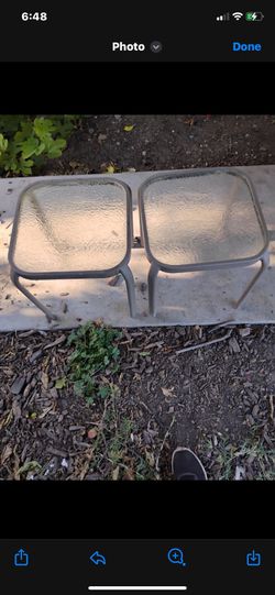 $15 each small patio tables