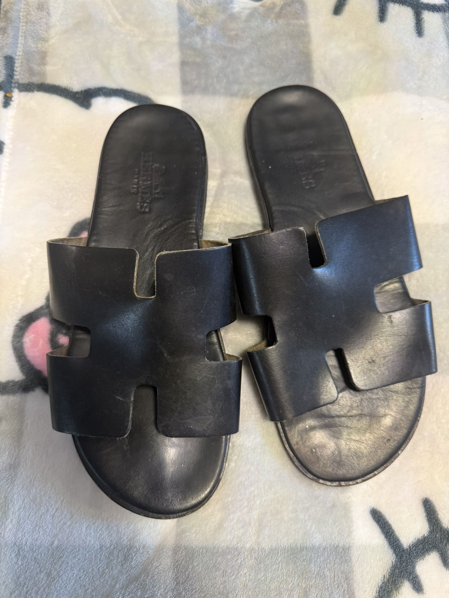 Authentic Hermes Men’s Slides