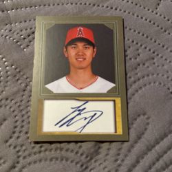 Shohei Ohtani Facesmile Auto