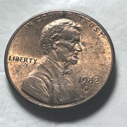 1982 D Small Penny Sink Double D 