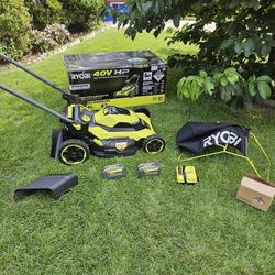 21" Self-Propelled Ryobi 40V Lawnmower