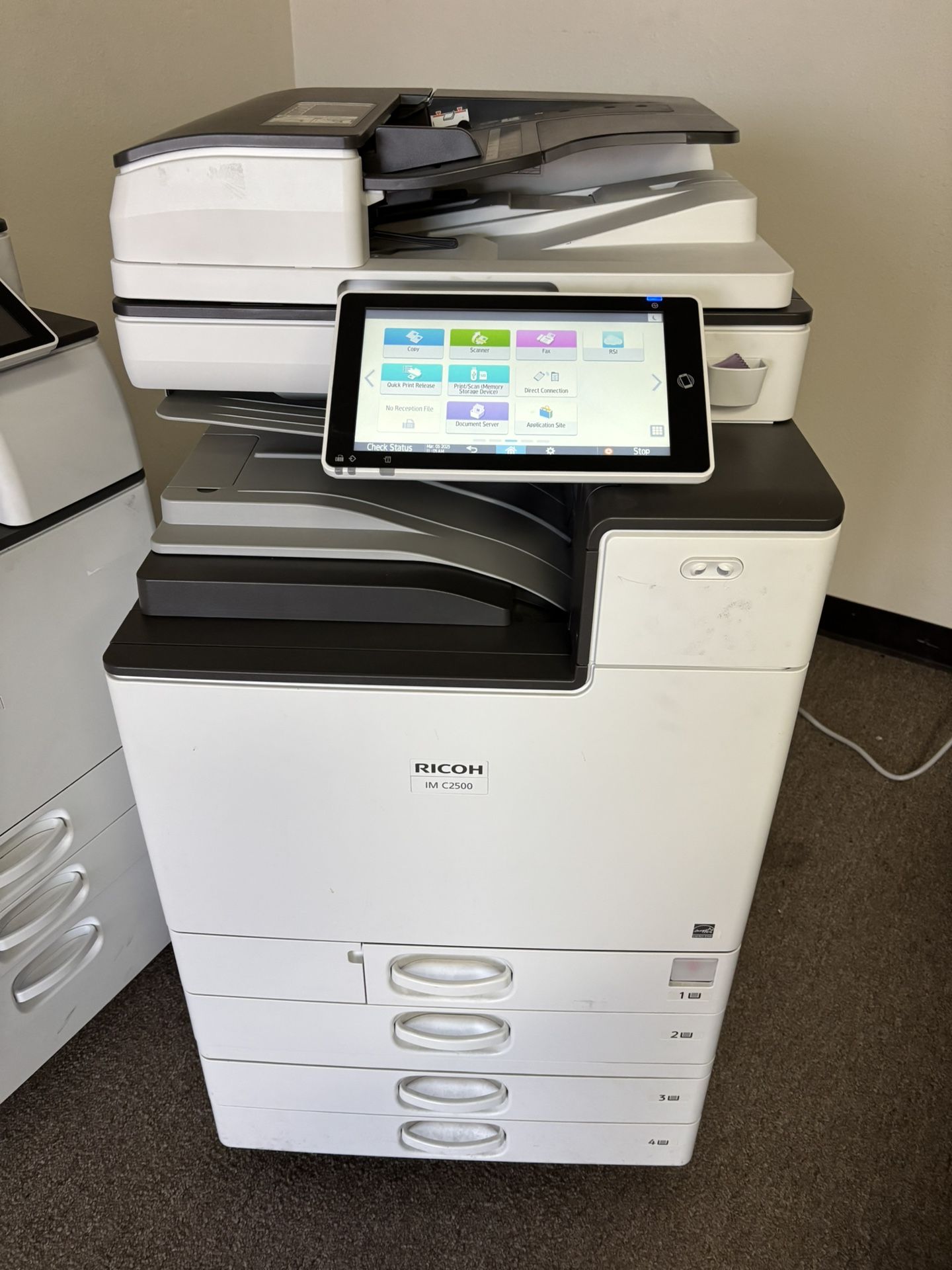 Ricoh IMC 2500 Color Printer Copier Scanner Brand New