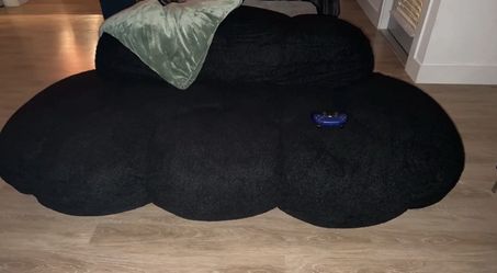 Moving Sale Black Cloud Couch Floor Sofa