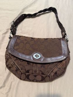 Coach Signature Canvas Shoulder Bag