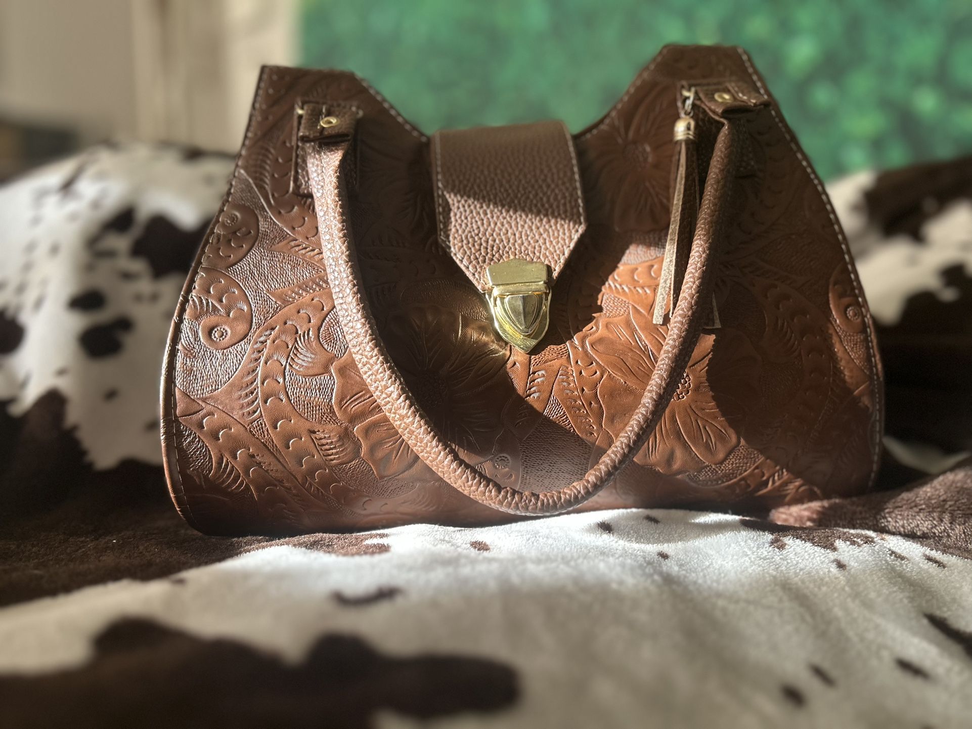 100% Leather Purse Original From Guanajuato