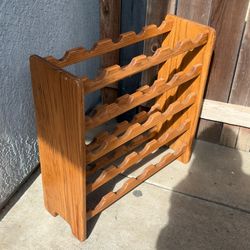 Solid Wood Wine Rack
