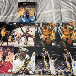 100% Officially Licensed Kobe Bryant. 8 X 10 Photofile Photos