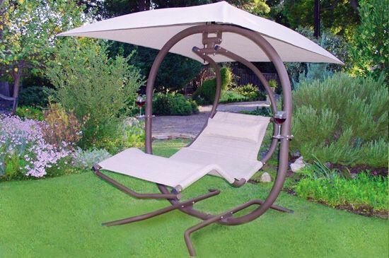 Sunset Swings 421 L Two Person Outdoor Swing With Cup Holders RRP