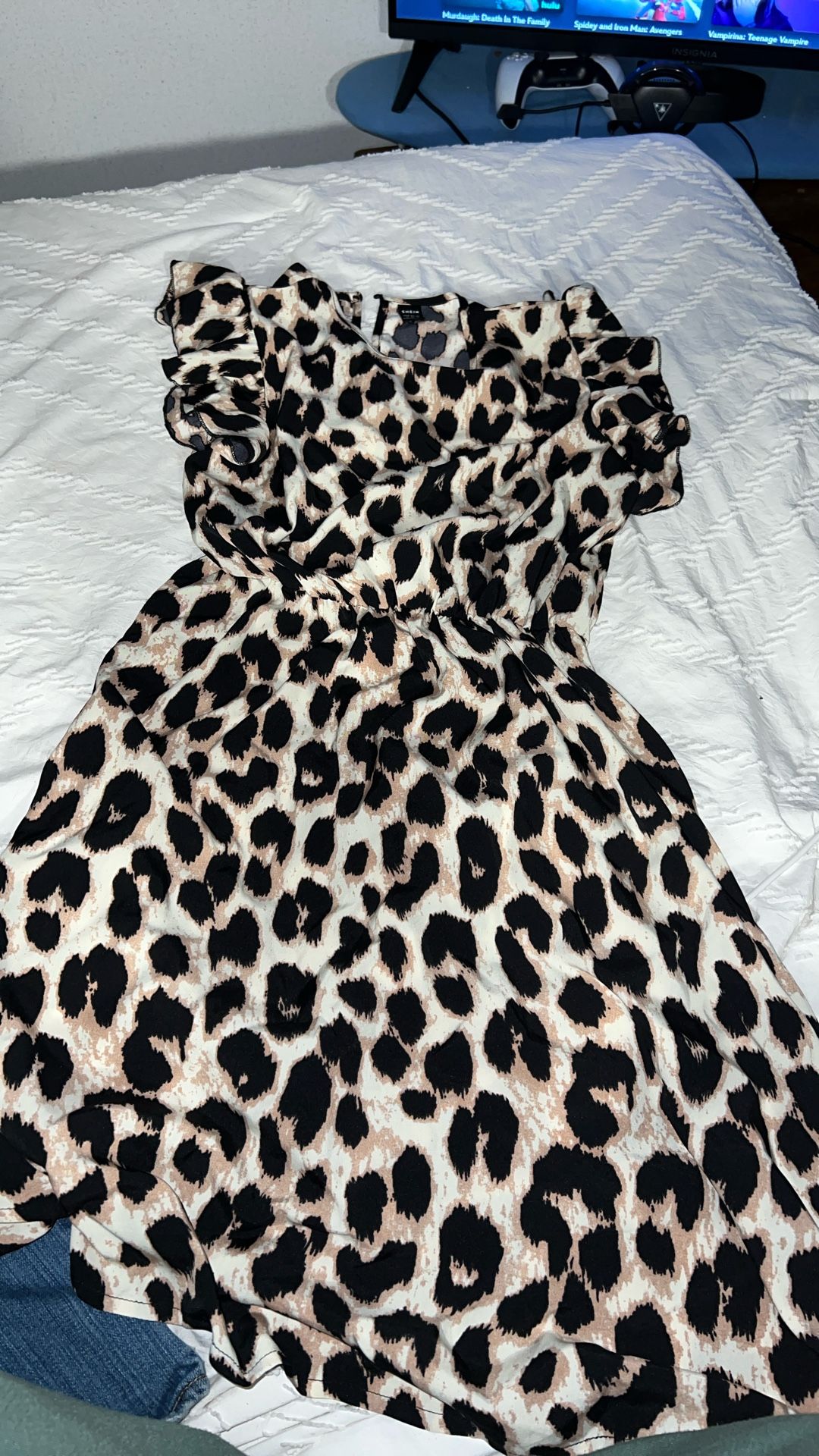 Elegant Leopard Dress 