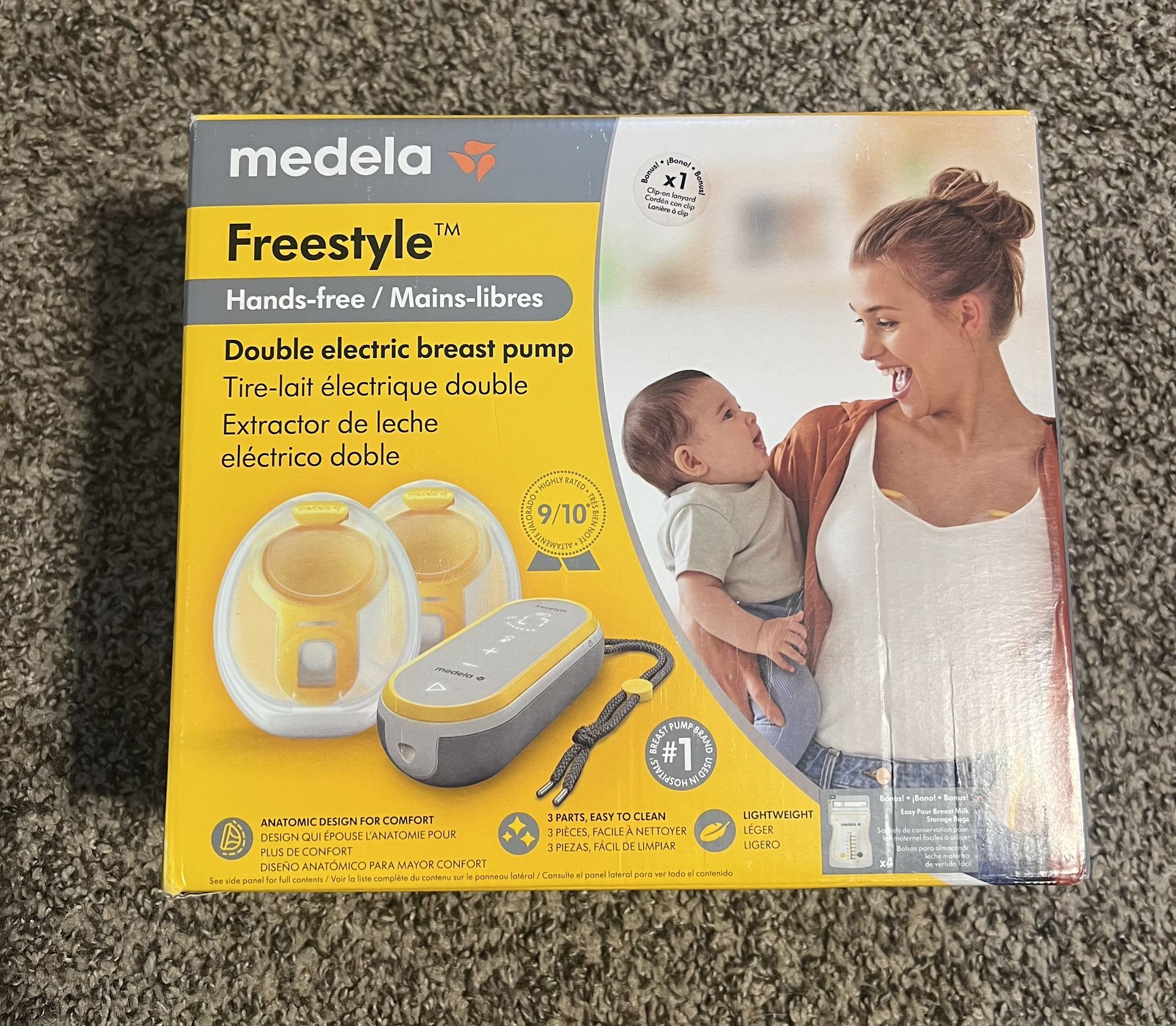 New Sealed Medela freestyle double electric breast pump