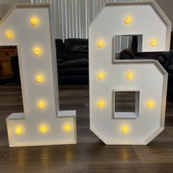 Marquee Numbers 3ft 