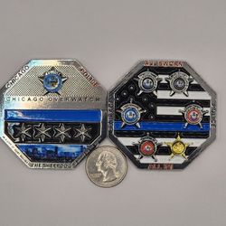 Challenge / Trading Coin Chicago Police Dark City Coin 