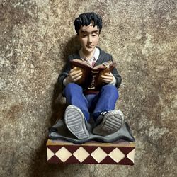 Vintage Harry Potter ENESCO Book Buddy Bookend Figure HARRY - RARE