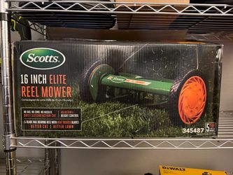 Scotts Scott's 16 in. Manual Walk Behind Push Reel Lawn Mower