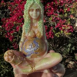 Mother Earth Goddess Candle