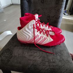 Adidas Red Cleats Quick Frame