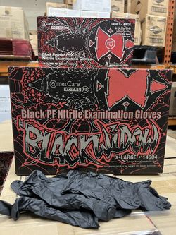 Black Nitrile Gloves 5MIL THICK