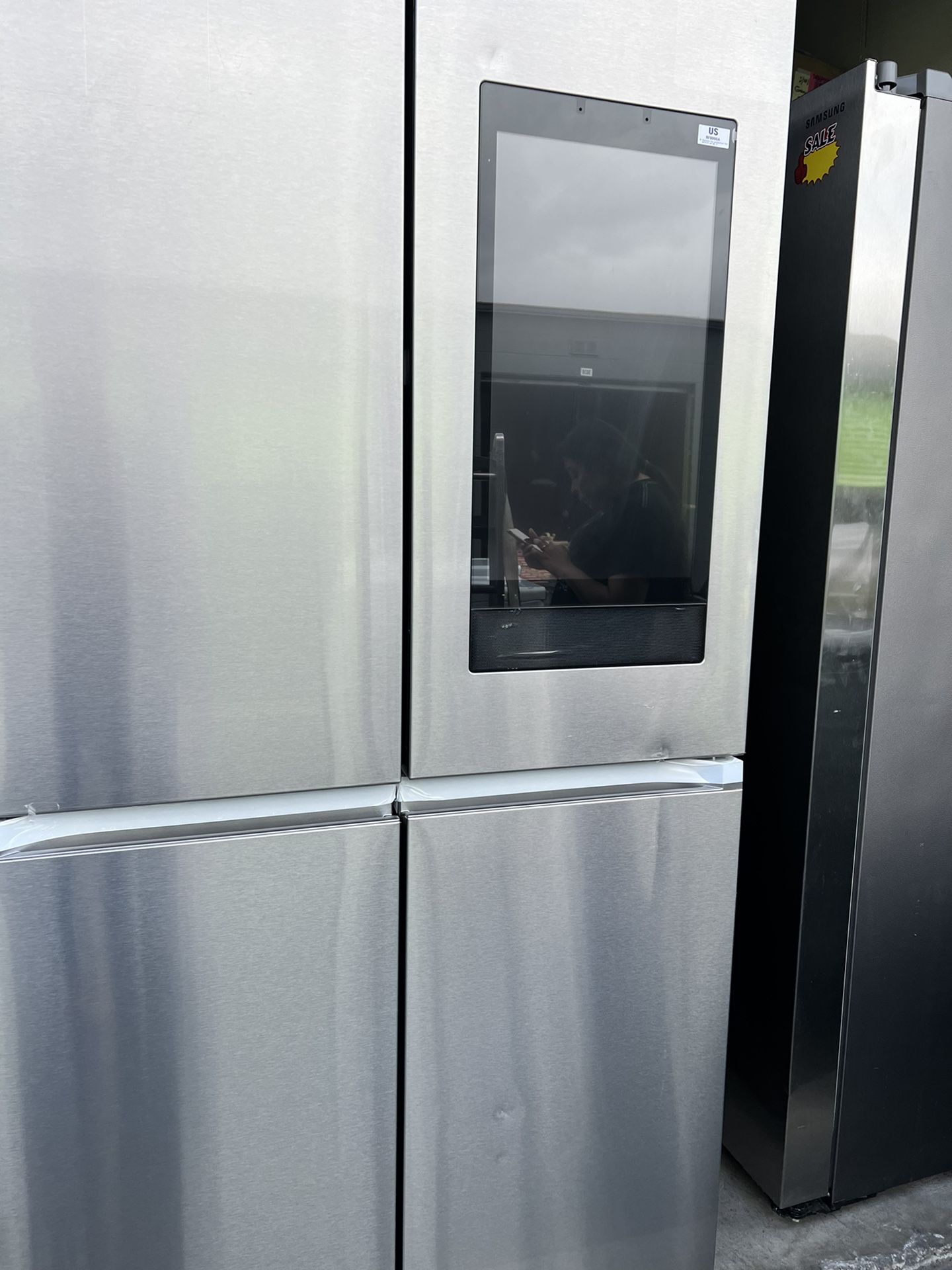 Refrigerator Samsung Steeinle New New 36x71
