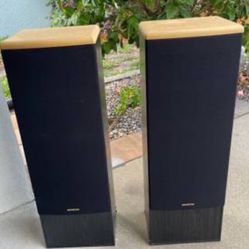 ONKYO STEREO SPEAKERS WITH FREE RECEIVER