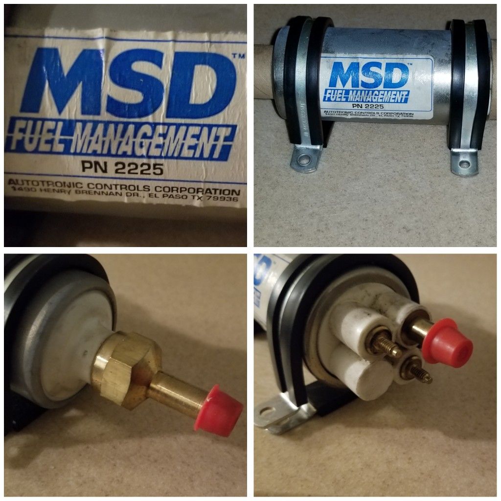 MSD HIGH PRESSURE ELECTRIC FUEL PUMP PN 2225 ***BRAND NEW***