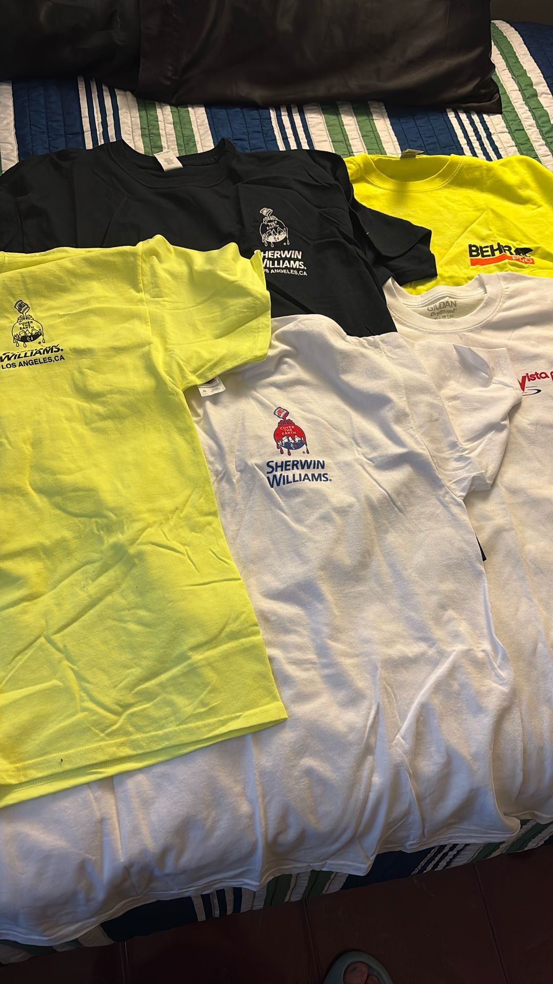 Playeras Nuevas De Pintor Varios Tamaños