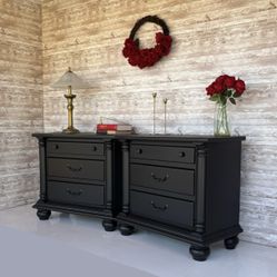 Oversized Nightstands - Nightstand Set - Dresser Set - Bedroom Set 