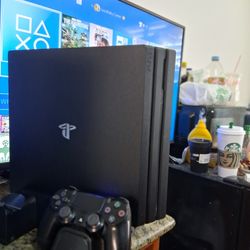 Ps4  Pro 1 Tb With 1 Controller And Cooling Fan And 1 Game Modern  Warfare