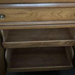 Very Heavy  Antique Dresser  ,Mirror  and  Nightstand