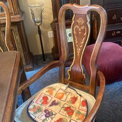 Dining Table And Hutch W/ 8 Chairs