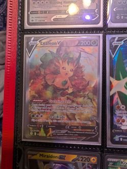 Leafeon V Full Art Pokémon Card 167/203