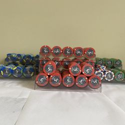 Custom Casino-Grade Poker Chips – High Security – Run 1/3, 2/5, 5/5 Easily