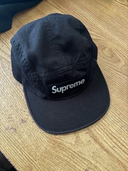 Supreme Black 5-Panel Camp Cap