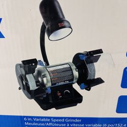 DELTA 6 in Variable Speed Bench grinder NEW IN BOX