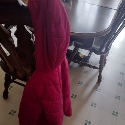 Girls Pink Winter Jacket Size 10/12
