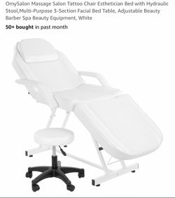 Multi-Purpose, Adjustable Spa/Facial/Massage Bed