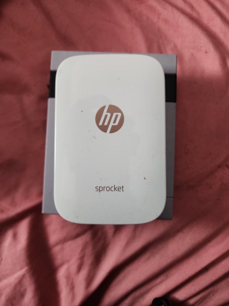 Hp Sprocket Mini Portable Printer Works Fine Needs The Small Printing Paper For It Thats All