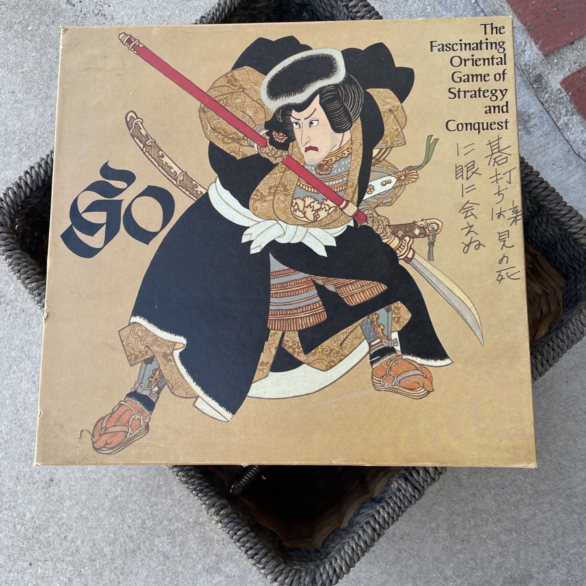 Vintage “Go” Japanese Board Game