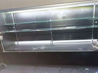Glass display case