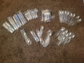 Vintage Towle Shell Silver Plate - 8 Setting Silver Ware 