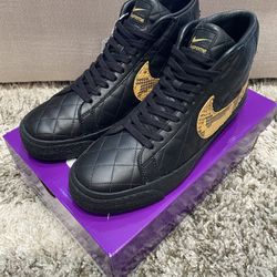 Supreme x Nike SB Blazer Black Gold size 9