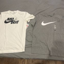 2 New Nike Shirts Sz LG
