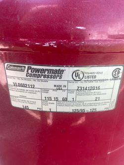 21 gal Air Compressor